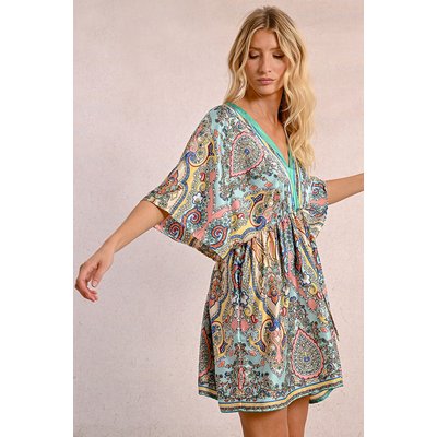 Robe courte style kimono MOLLY BRACKEN