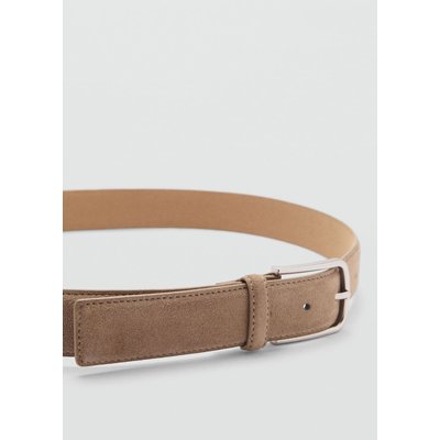 Ceinture cuir suède MANGO MAN