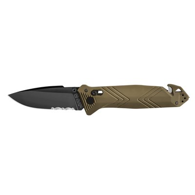 Couteau de poche CAC serration kaki TARRERIAS BONJEAN