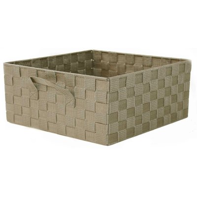 Panier sangle 2 poignées coloris taupe petit modèle CALICOSY