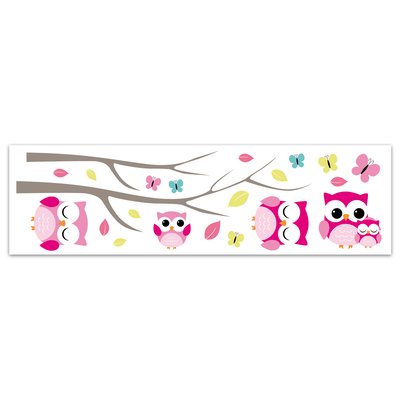 Sticker enfant Chouettes - 70 x 20 cm TOILINUX
