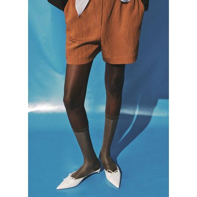Short texturé liserés en contraste MANGO