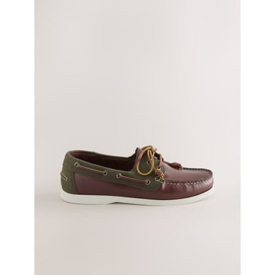 Chaussures bateau cuir fabriquées au portugal NEXT