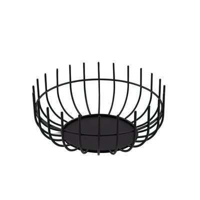 Corbeille À Fruit Filaire Wire En Métal Noir Ø 25 Cm POINT VIRGULE