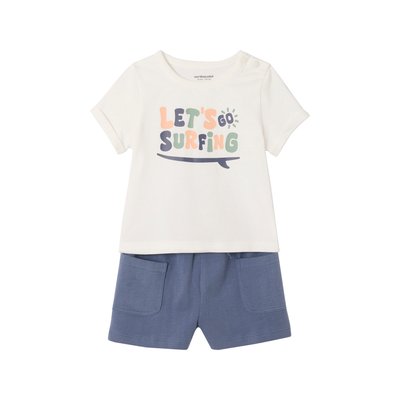 Ensemble T-shirt imprimé + short VERTBAUDET