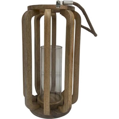 Bougeoir en bois et verre, élégant RECOLLECTION