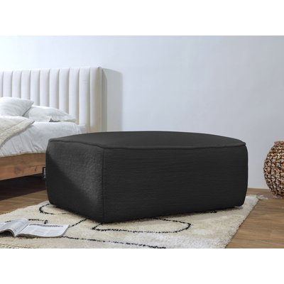 Pouf tissu imitation fourrure, ANGORA BOBOCHIC