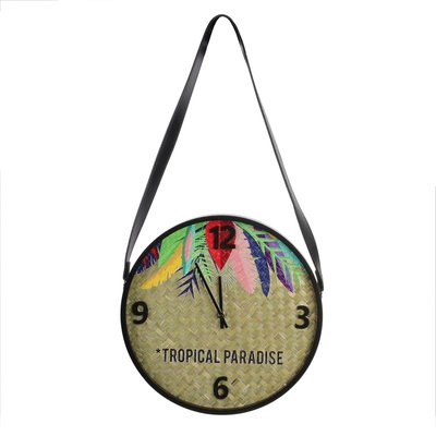 Pendule murale Exotic - Diam. 30 cm THE HOME DECO FACTORY