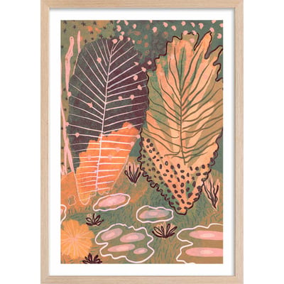 Affiche enfant forêt magique HEXOA