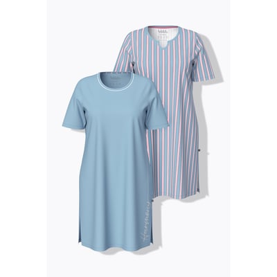 Lot de 2 T-shirts de nuit à manches courtes ULLA POPKEN