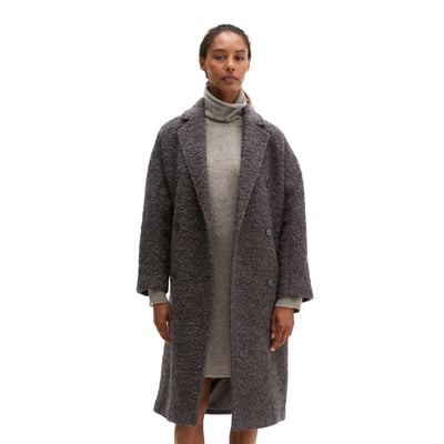 Manteau bouclé style décontracté en mélange de laine MARC O'POLO