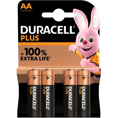 Pile LR06 AA Lot 4 piles PLUS DURACELL