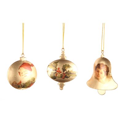 Set de 3 suspensions boule de noel DOUCEUR D'INTÉRIEUR