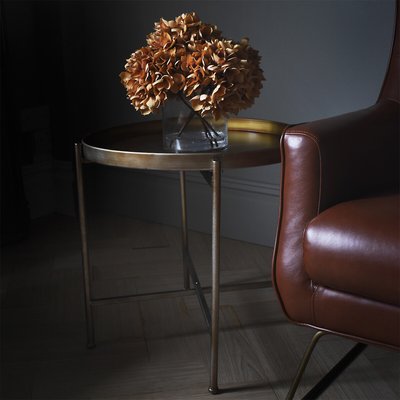 Bhopal Round Folding Tray Table SO'HOME