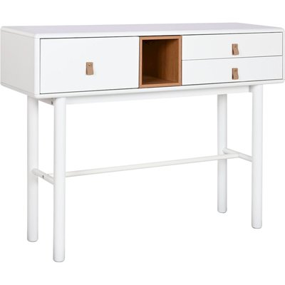Console en bois, 2 tiroirs et niche RECOLLECTION