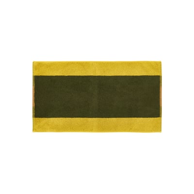 Tapis de bain coton ORINE CARRE BLANC