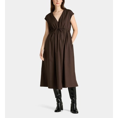 Robe déesse évasée mi-longue en coton GALERIES LAFAYETTE