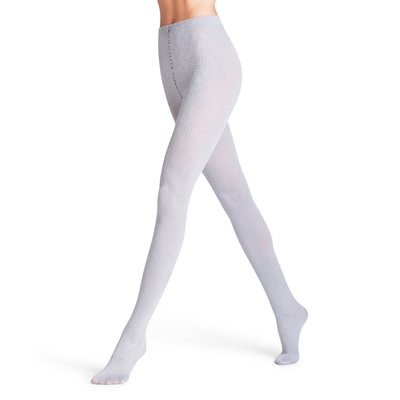 Collant laine ecru femme 2025
