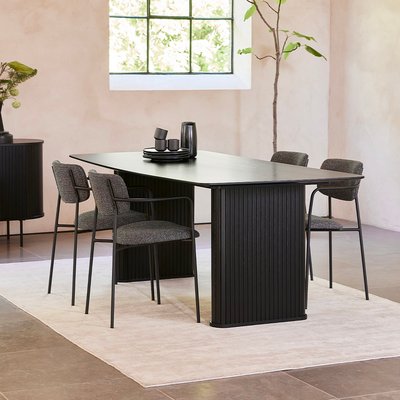 Table à manger 190 cm - Bois noir - ALBA MAISON AUBERTIN