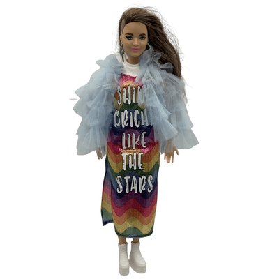 Poupée Barbie Extra Arc-en-ciel - Bon état MATTEL