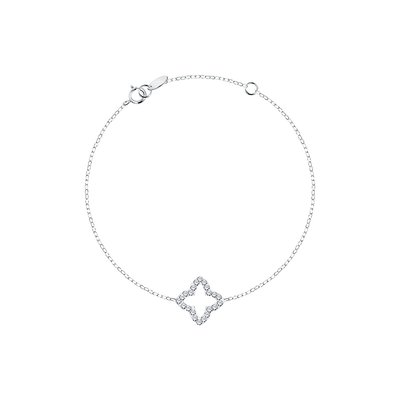 Bracelet en argent 925 et cristal CLEOR