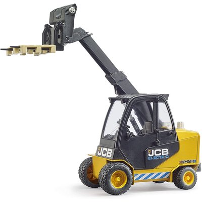 Chariot élévateur JCB Teletruk avec palette BRUDER