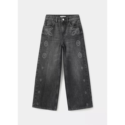 Jean large à clous MANGO KIDS