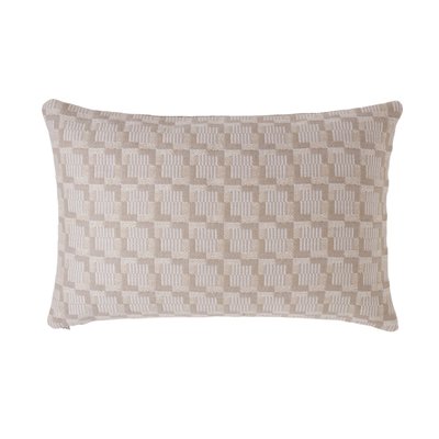 Housse de coussin en Jacquard graphique laine et coton  VITORIO MADURA