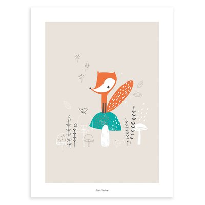 Affiche renard, Wonderland LILIPINSO