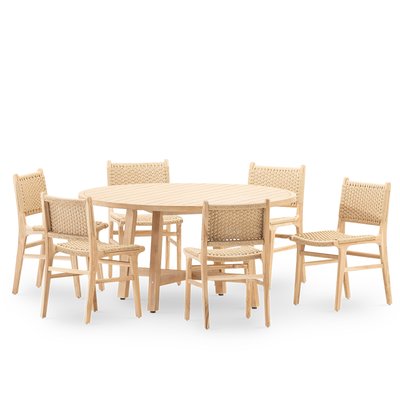 Salon de jardin, 6 chaises, SIENA & MODENA DEFORA HOME