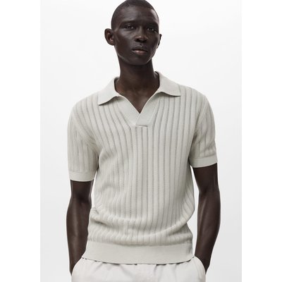 Polo maille fine chevrons MANGO MAN