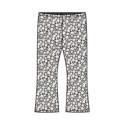 Legging maille imprimé fleurs BOBOLI