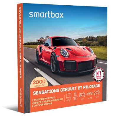 Sensations circuit et pilotage- SMARTBOX - Coffret Cadeau Sport & Aventure SMARTBOX