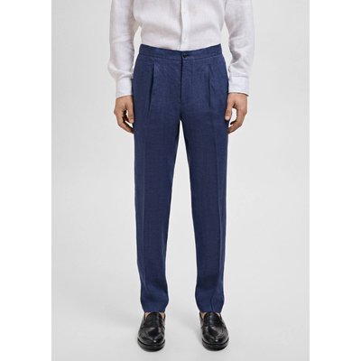 Pantalon costume Salerno 100 % lin slim fit MANGO MAN