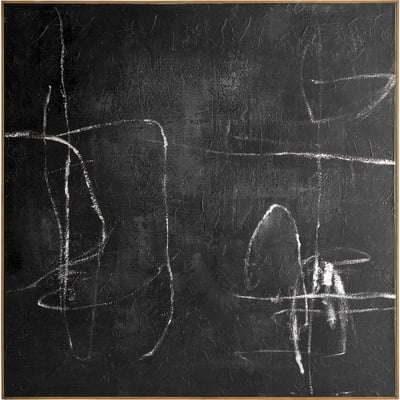 Tableau abstrait toile relief graphique RECOLLECTION