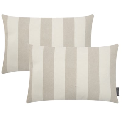Housses de coussin d'extérieur rayées PORTOFINO -lot de 2 MAGMA HEIMTEX