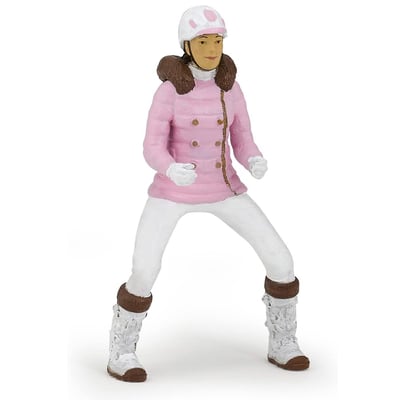 Figurine Cavalière Fashion hiver PAPO