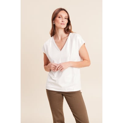 T-shirt col V manches courtes BREAL