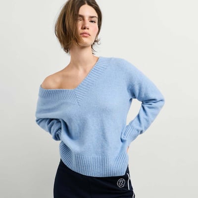 Pull Col V En Maille PEPE JEANS