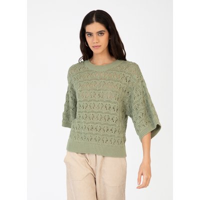 PULL MANCHES LONGUES AJOURE VENUSIA AN'GE
