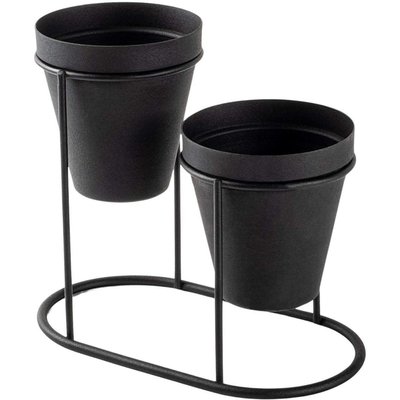 Cache-pots en métal 2 pots Decorative HANAH HOME