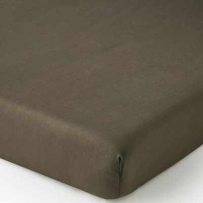 Drap housse, satin de coton bio MONOPRIX