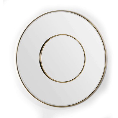 Miroir rond en verre et métal, Amarita RECOLLECTION