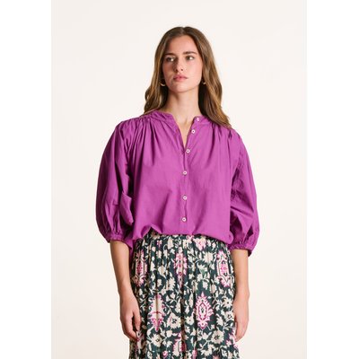 Chemise en coton ample unie LA FEE MARABOUTEE