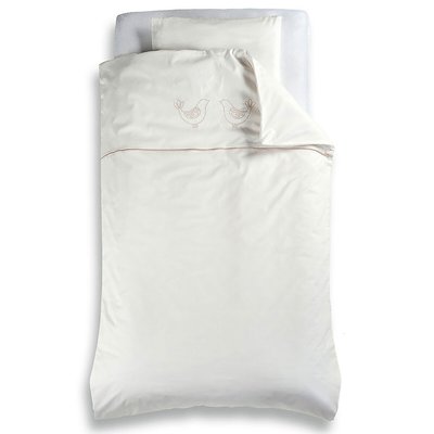 Undyed organic cotton baby duvet cover EUROPE & NATURE 