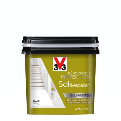 Peinture intérieure Rénovation Perfection® Sol & escalier Satin, Les blancs V33