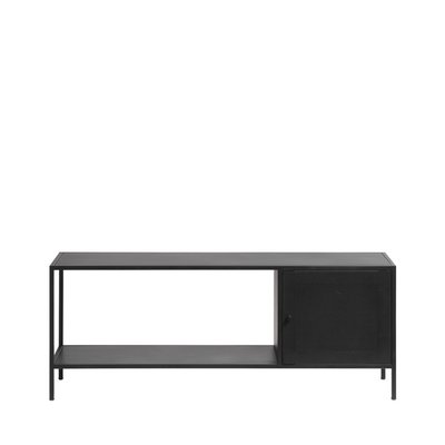 Meuble TV 1 porte en métal L120cm - ABEL DRAWER
