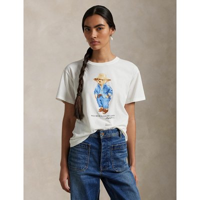 Tshirt manches courtes col rond, motif ourson POLO RALPH LAUREN
