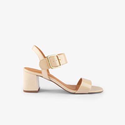 Sandale cuir verni SHARON MAISON TOUFET