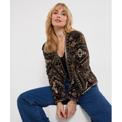 Veste Ouverte Brodée Boutique Bella JOE BROWNS